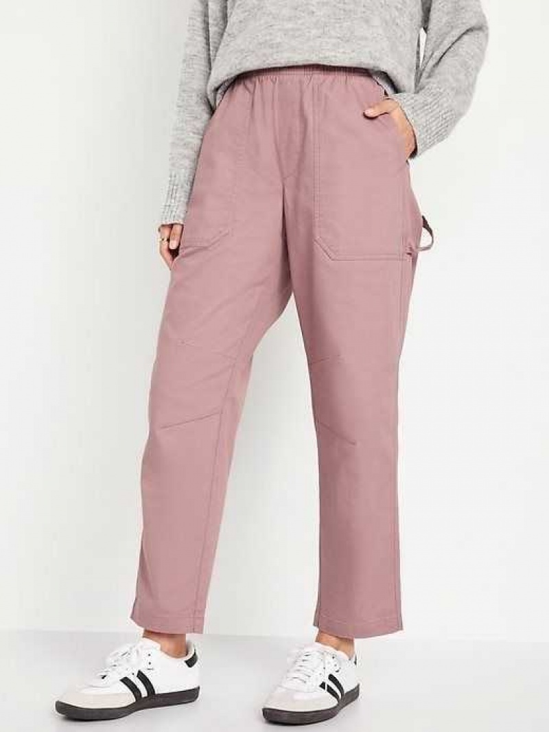 Old Navy High-Waisted Pulla Utility Pants Woodrose | PHX852307