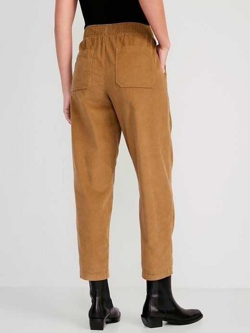 Old Navy High-Waisted Pulla Utility Pants Acacia | BFH673852