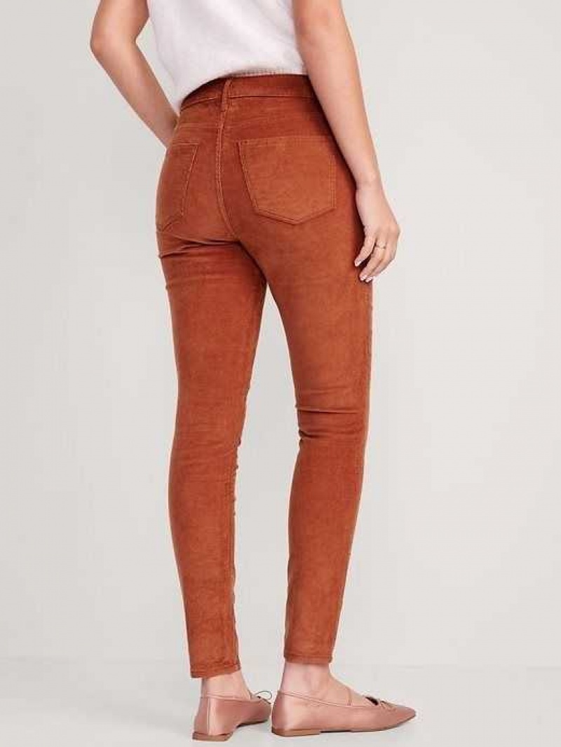 Old Navy High-Waisted Rockstar Super-Skinny Corduroy Pants Umbria | ZBK432850