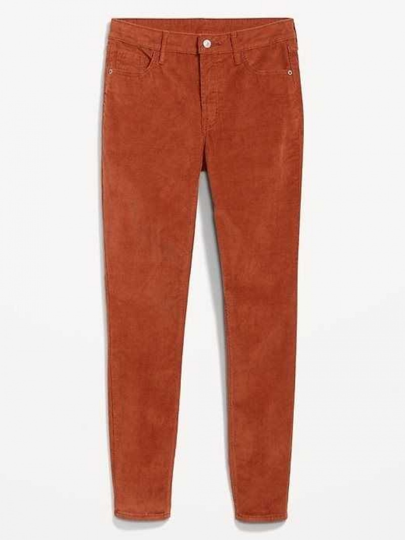 Old Navy High-Waisted Rockstar Super-Skinny Corduroy Pants Umbria | ZBK432850