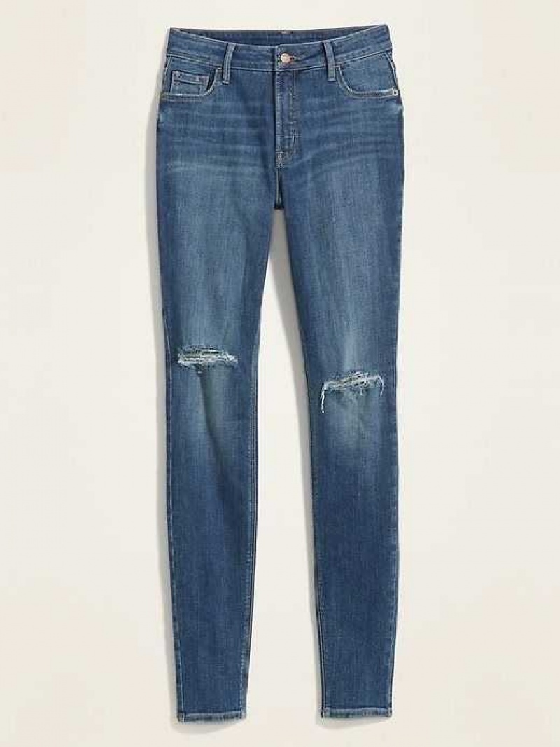 Old Navy High-Waisted Rockstar Super-Skinny Jeans Sadie | OVG896253