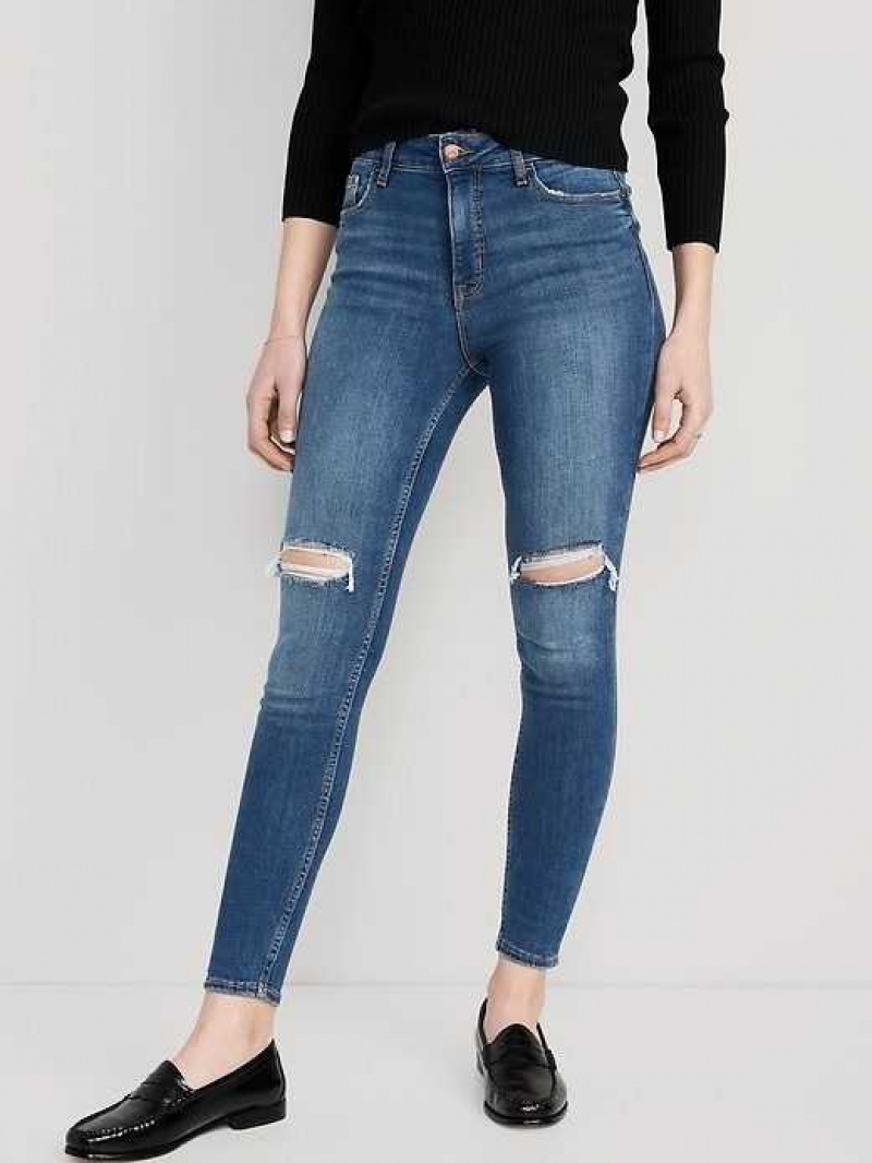 Old Navy High-Waisted Rockstar Super-Skinny Jeans Sadie | OVG896253