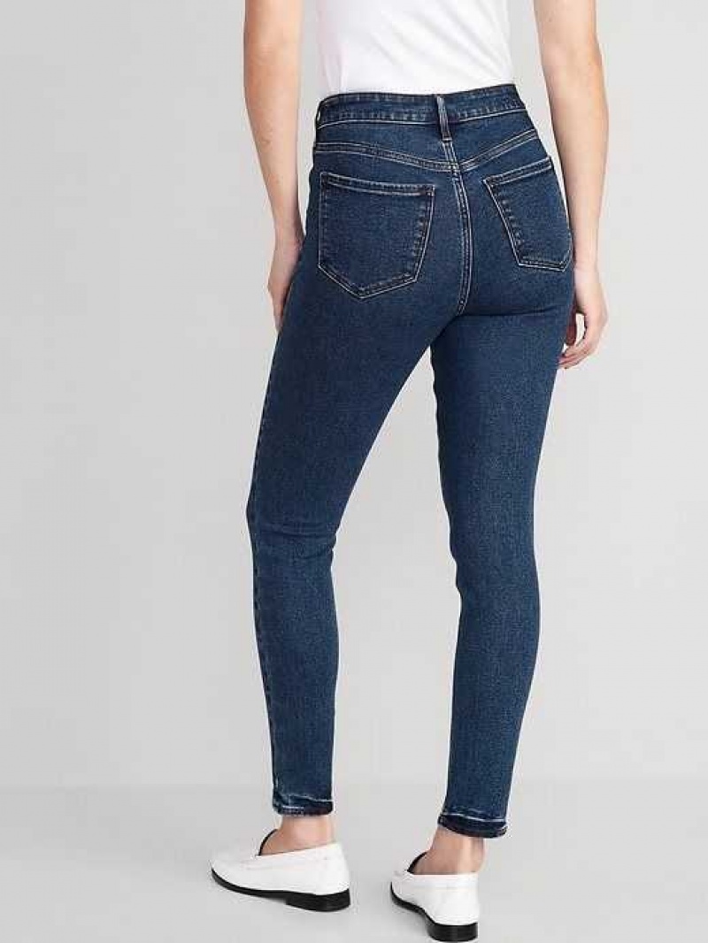 Old Navy High-Waisted Rockstar Super-Skinny Jeans New Rinse | VTA301648