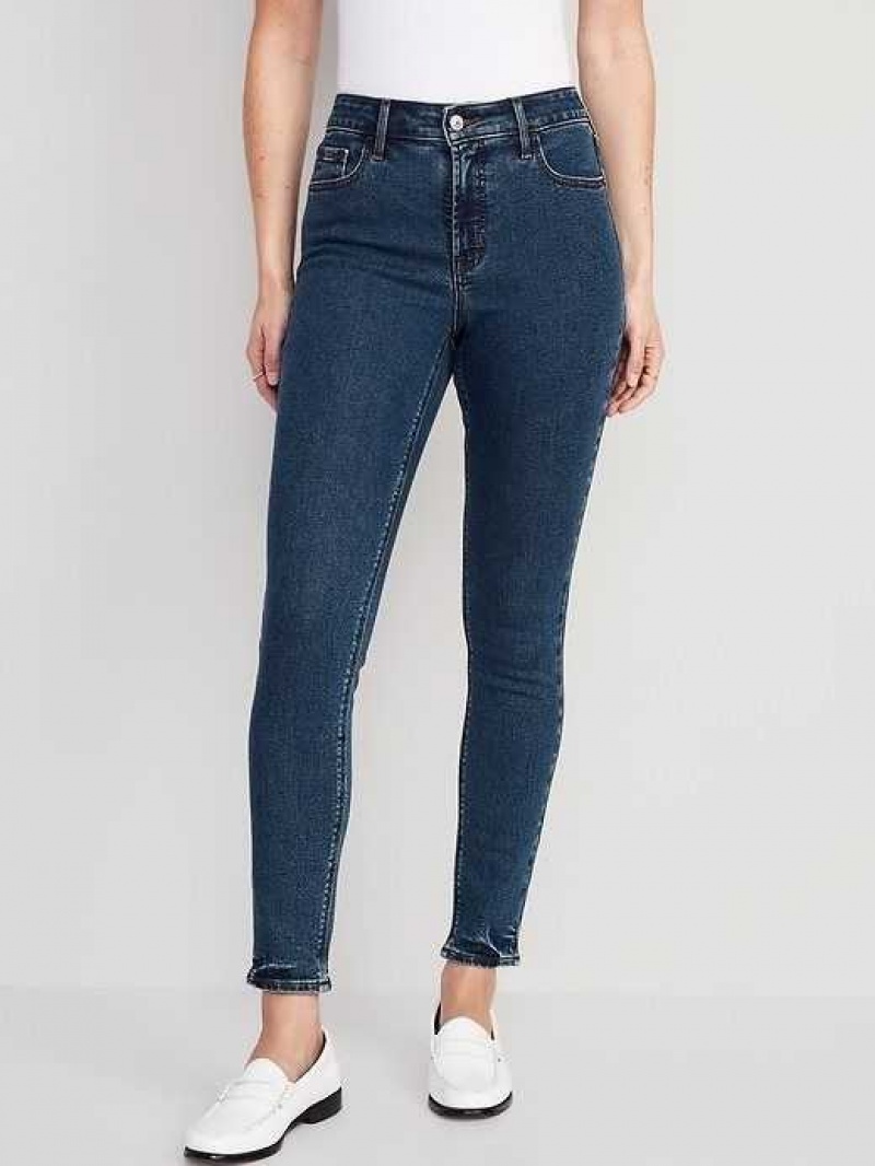 Old Navy High-Waisted Rockstar Super-Skinny Jeans New Rinse | VTA301648