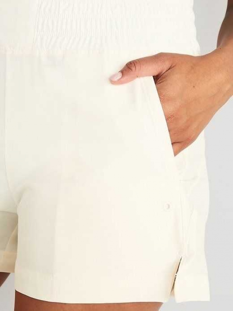 Old Navy High-Waisted StretchTech Pull-On Shorts Creme De La Creme | HDJ894165