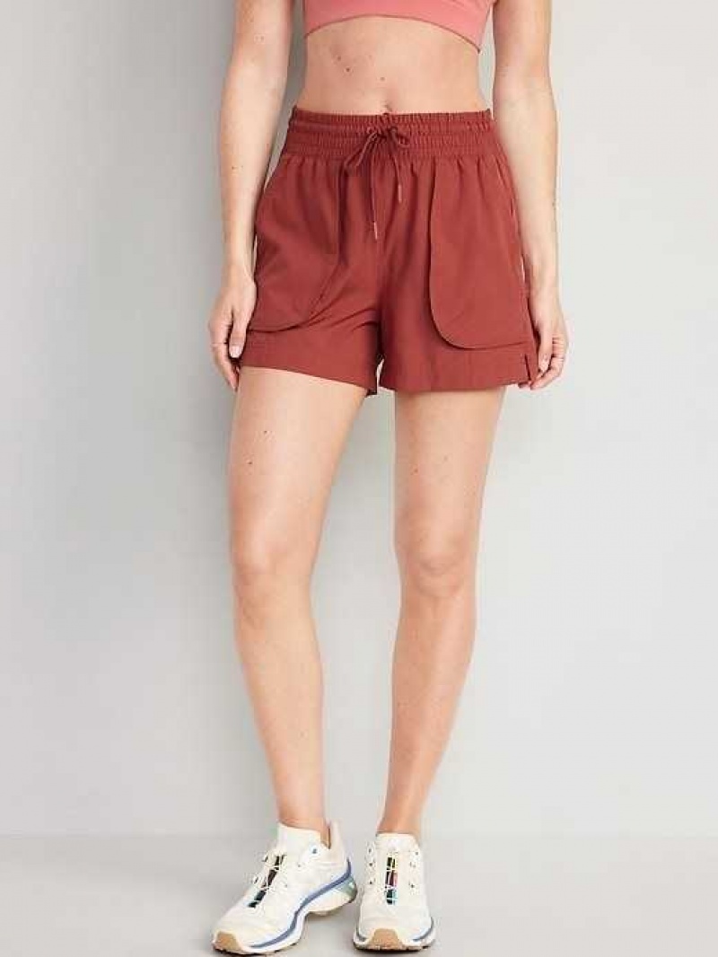 Old Navy High-Waisted StretchTech Shorts Pink | RSL250419