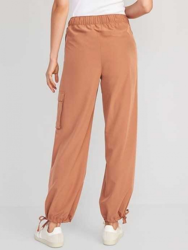 Old Navy High-Waisted StretchTech Wide-Leg Cargo Pants tumeric Root | FHL150942