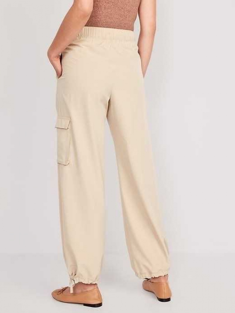 Old Navy High-Waisted StretchTech Wide-Leg Cargo Pants Grey | WMJ517693