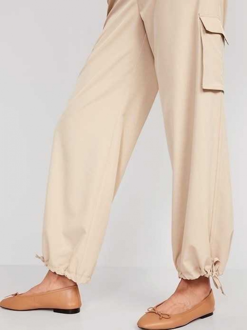 Old Navy High-Waisted StretchTech Wide-Leg Cargo Pants Grey | WMJ517693