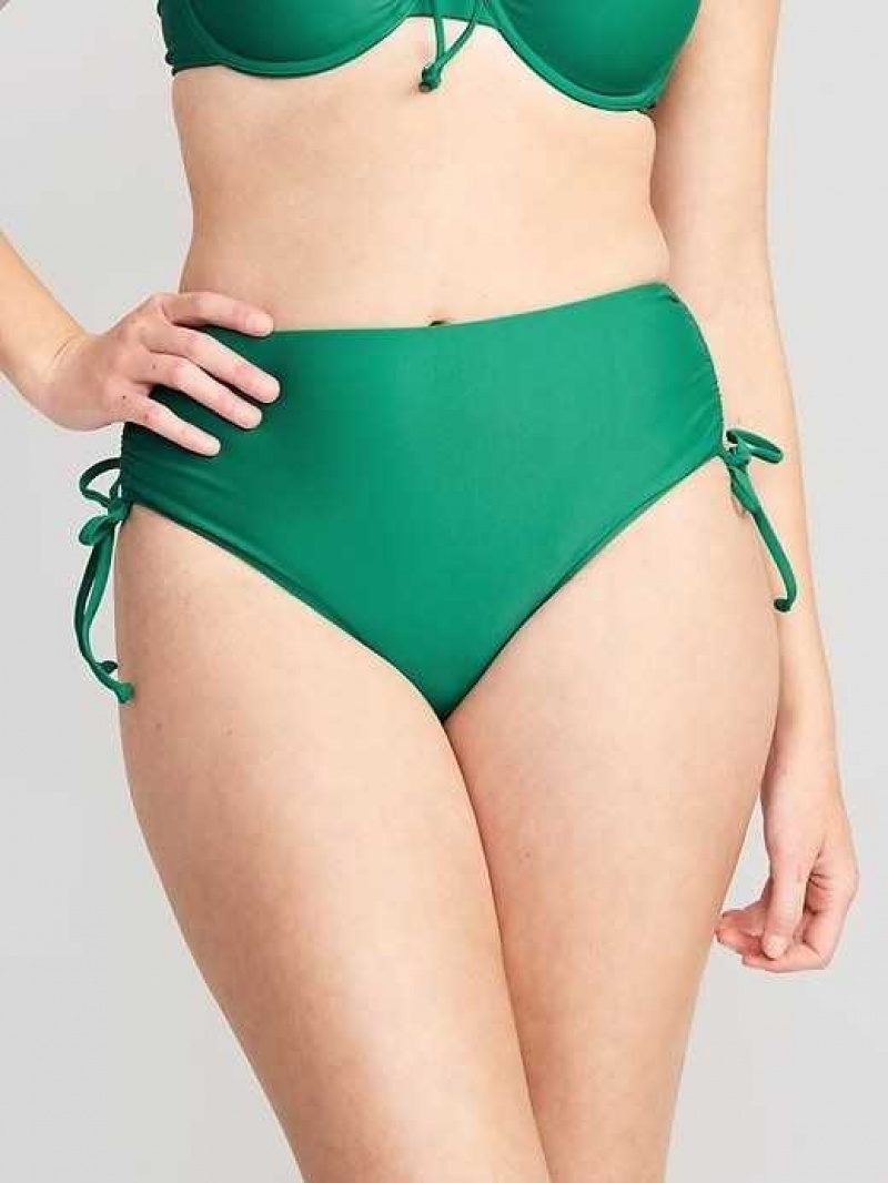 Old Navy High-Waisted Tie-Cinched Bikini Swim Bottoms Northern Lights | JDW204157