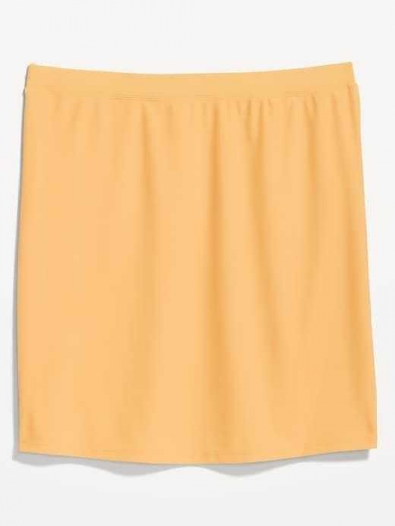 Old Navy High-Waisted Tube Swim Skirt Canary | FQD260847