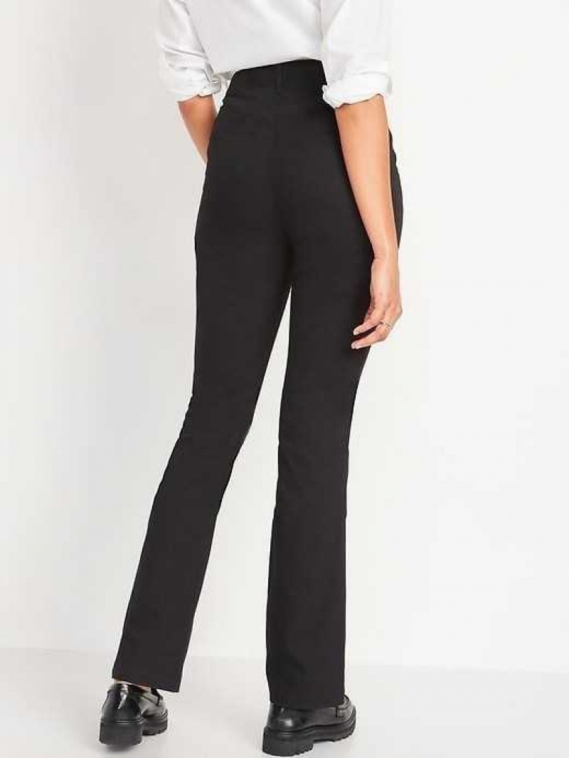 Old Navy High-Waisted Wow Boot-Cut Pants Black | WZC275604