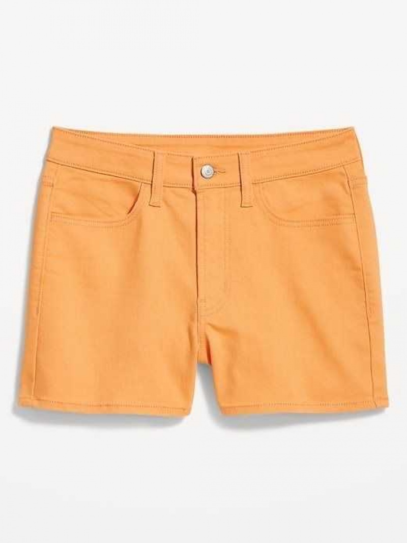 Old Navy High-Waisted Wow Jean Shorts Golden Aurora | VCK680123