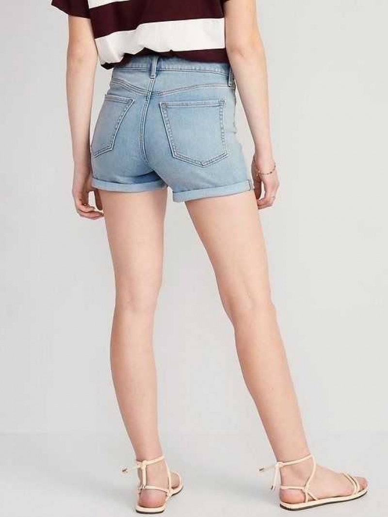 Old Navy High-Waisted Wow Jean Shorts San Catarina | QZM263198