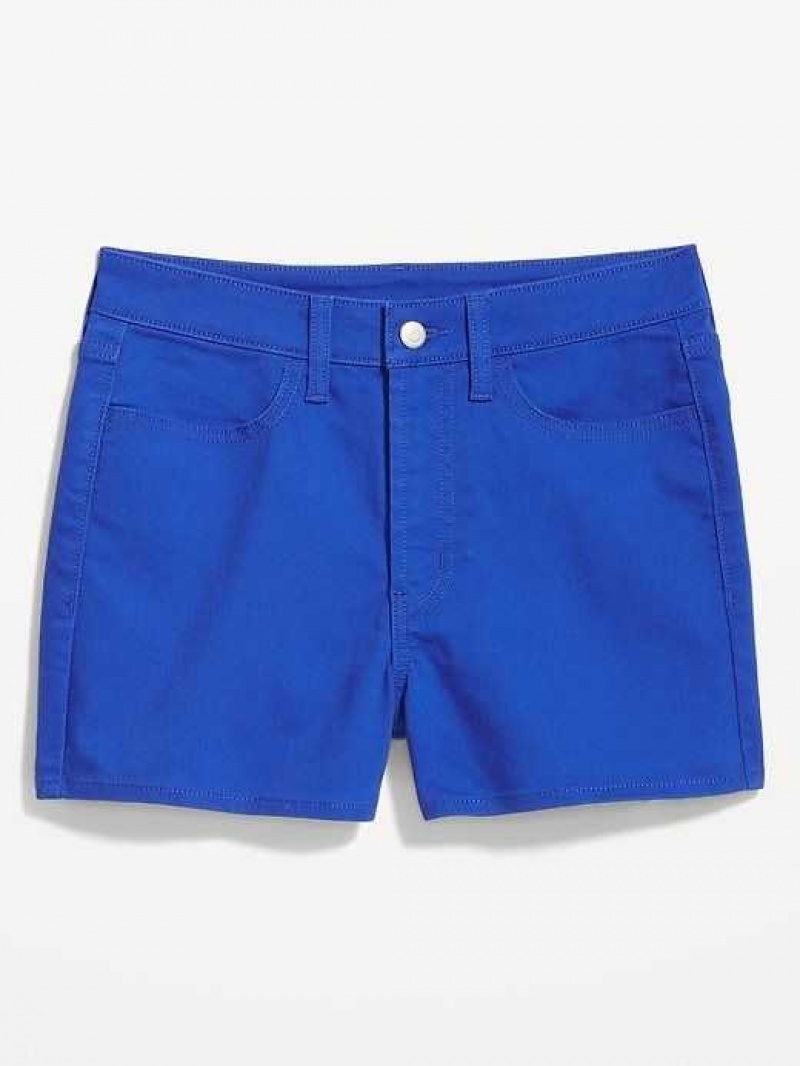 Old Navy High-Waisted Wow Jean Shorts Tanzanite | EXV950724