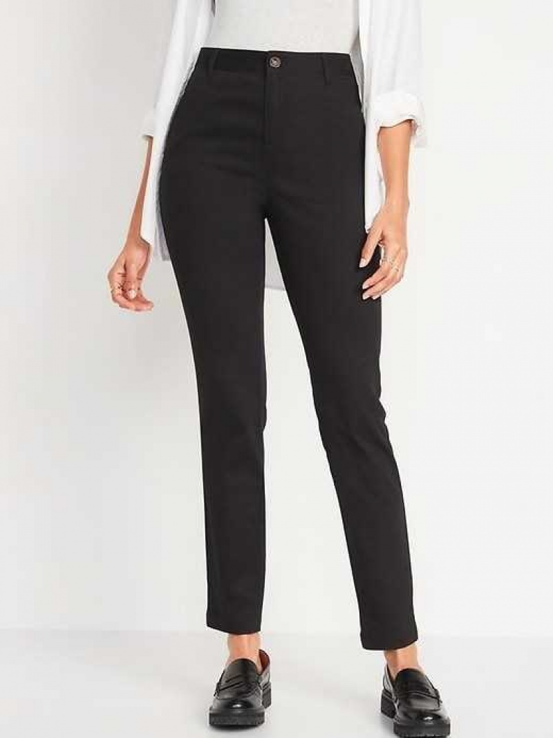 Old Navy High-Waisted Wow Skinny Pants Black | PVB609875