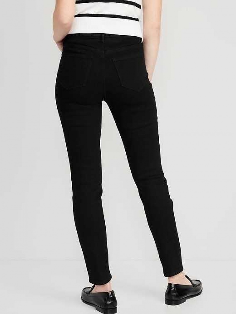 Old Navy High-Waisted Wow Straight Jeans Black | OWY938075