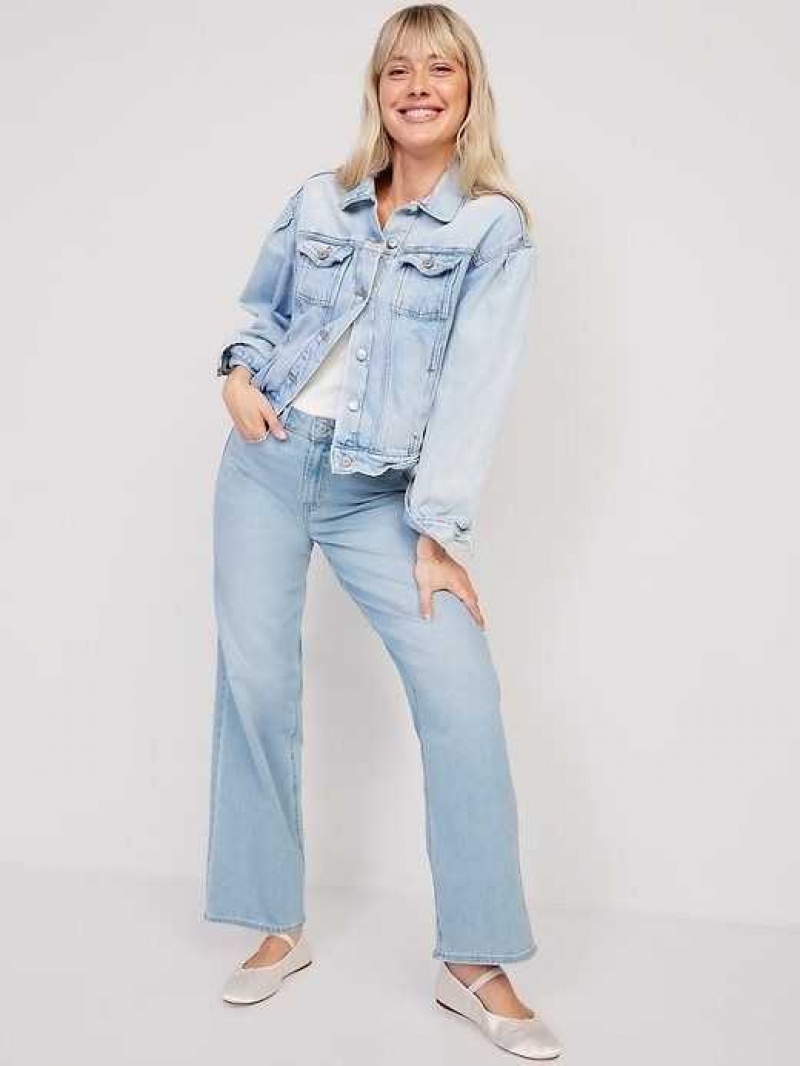 Old Navy High-Waisted Wow Wide-Leg Jeans Nova | TSJ724580