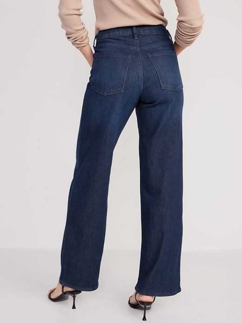 Old Navy High-Waisted Wow Wide-Leg Jeans River | OVZ936205