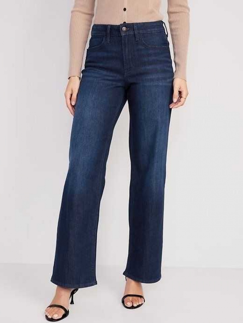 Old Navy High-Waisted Wow Wide-Leg Jeans River | OVZ936205