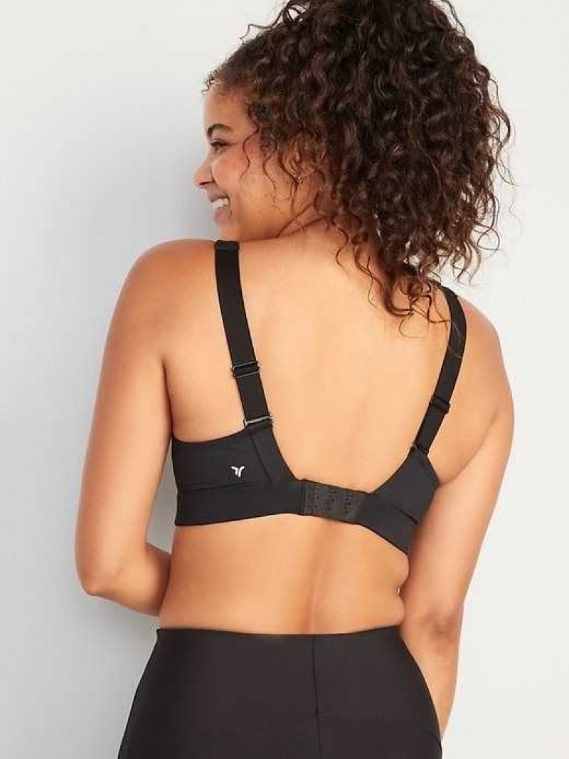 Old Navy High Support PowerSoft Convertible Sports Bra Apple Cinnamon | TIX946083