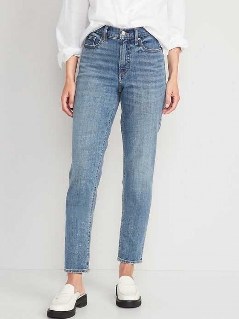 Old Navy High V-Waisted O.G. Straight Ankle Jeans Courtney | ROG251703