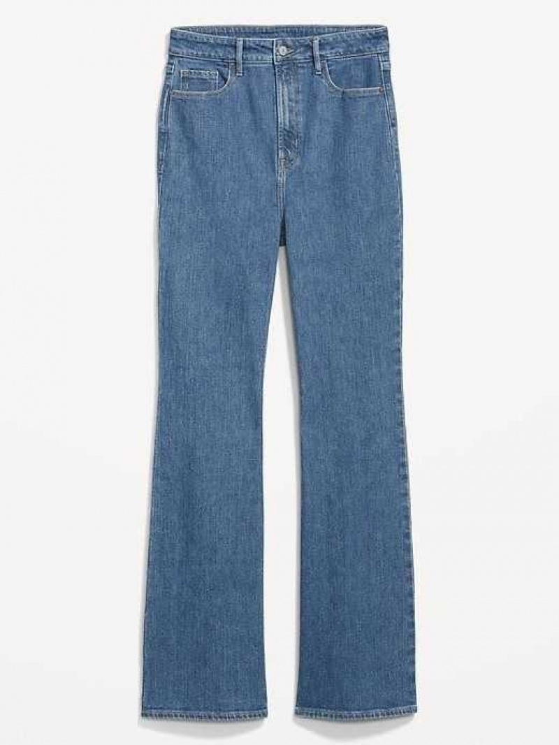 Old Navy Higher High-Waisted Cotton-Hemp Blend Flare Jeans Babs | UJT365807