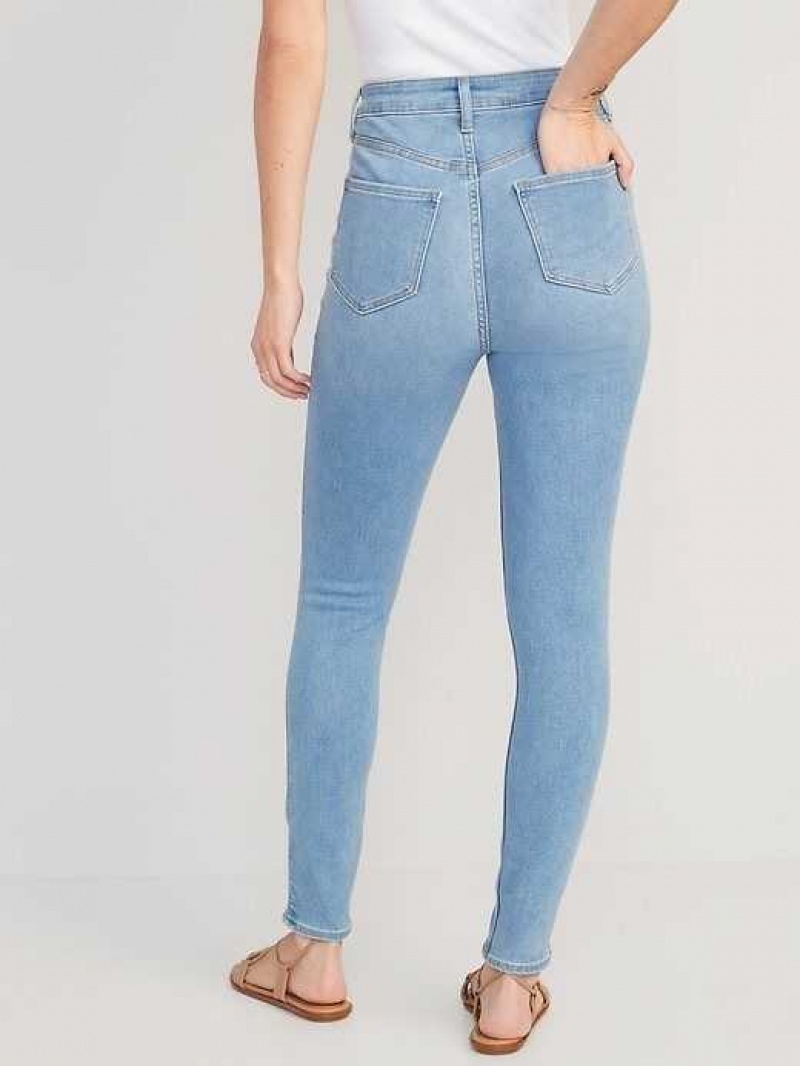 Old Navy Higher High-Waisted Rockstar 360 Stretch Super-Skinny Jeans Kimora | HBC450326