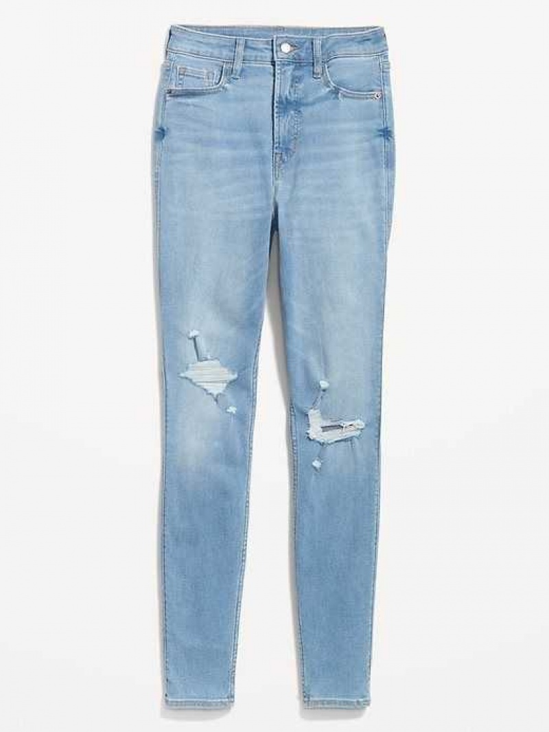 Old Navy Higher High-Waisted Rockstar 360 Stretch Super-Skinny Jeans Kimora | HBC450326