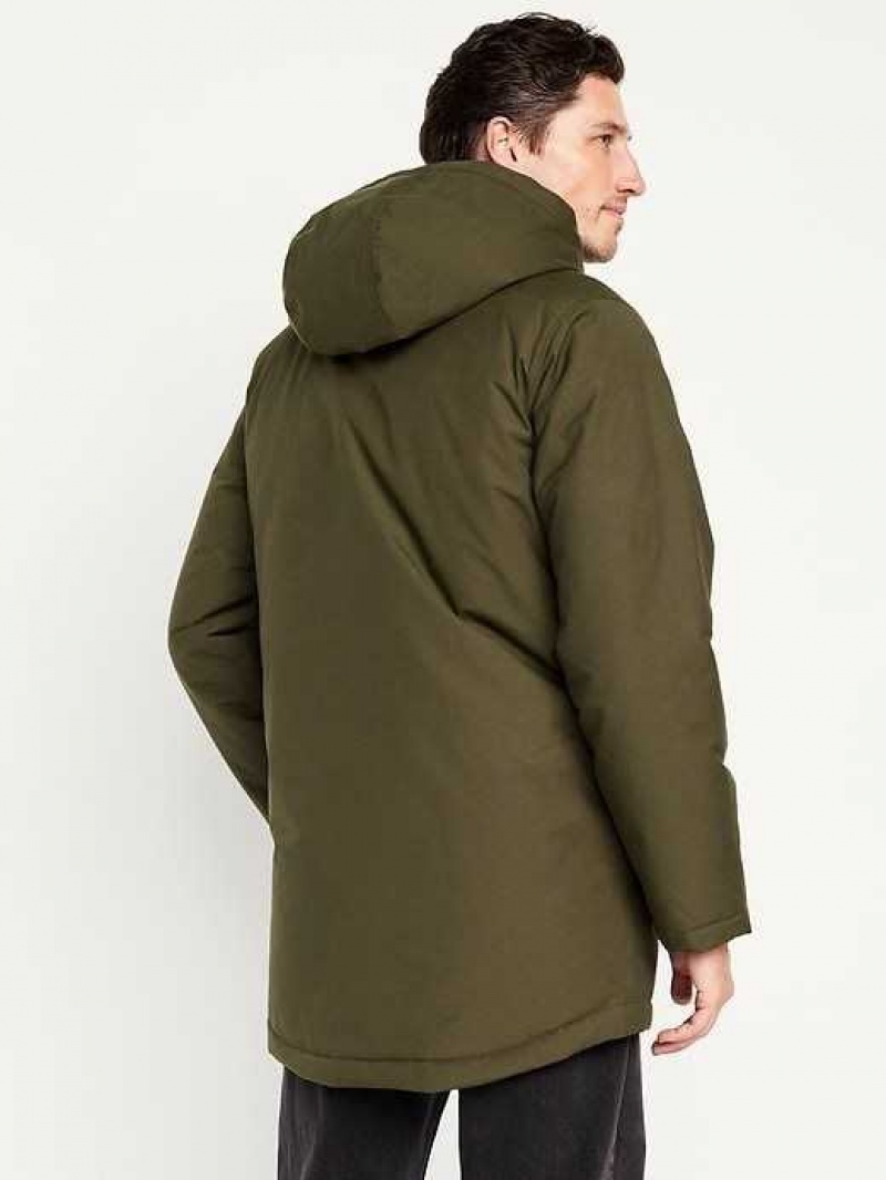 Old Navy Hooded Utility Parka Conifer | WVU753260