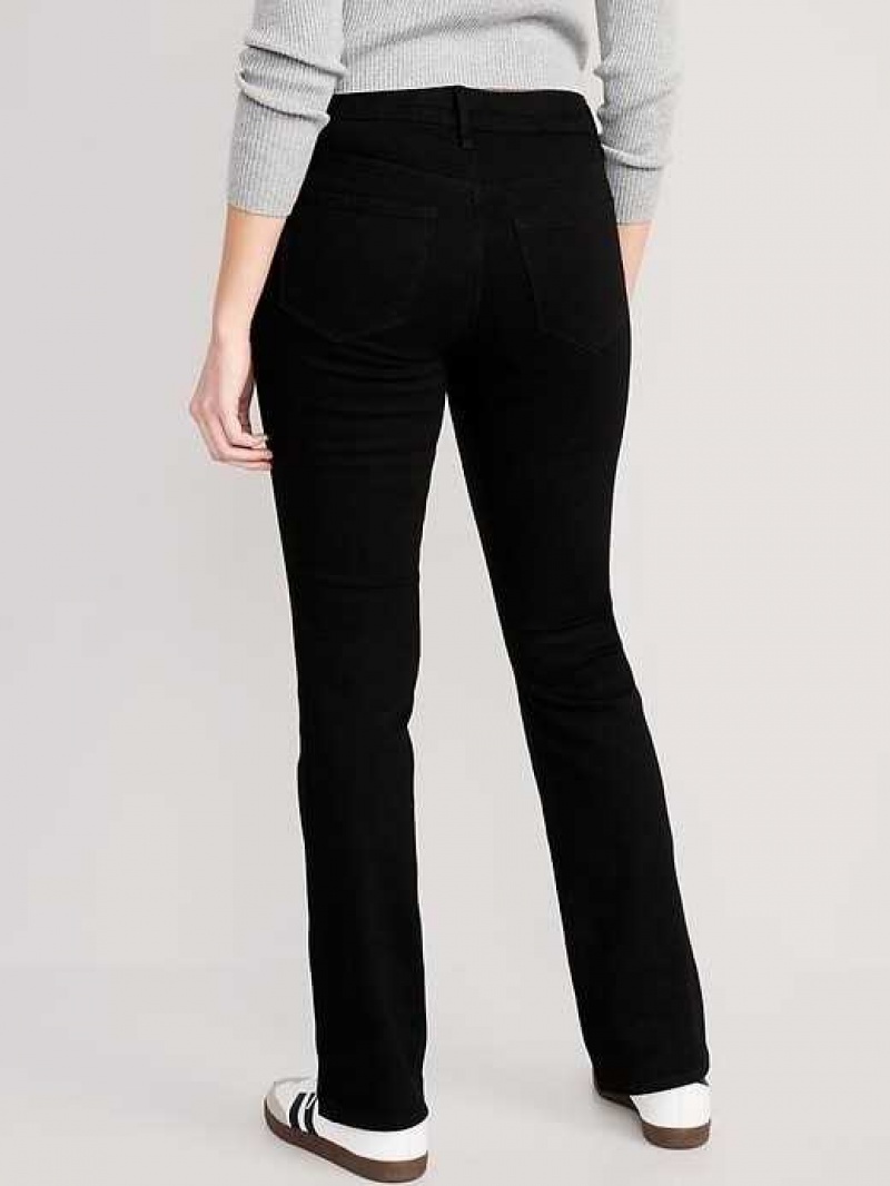 Old Navy Kicker Boot-Cut Black Jeans Black | RPG106379