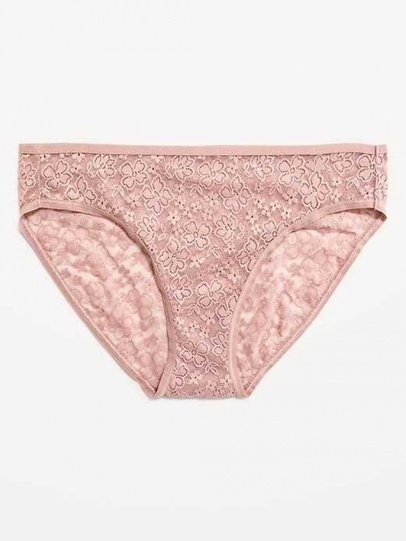 Old Navy Lace Bikini Underwear Pink Light Blue | FKY479381