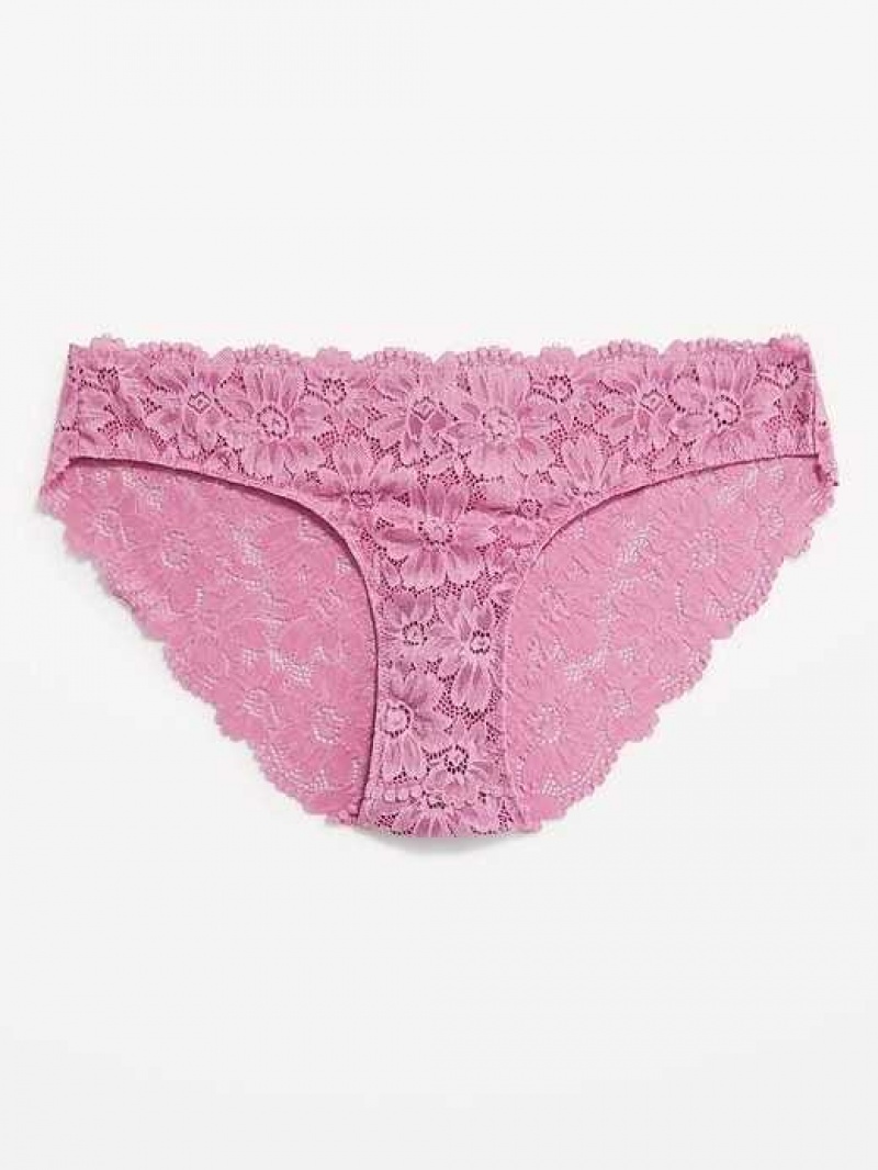 Old Navy Lace Bikini Underwear Purple | EFG470968