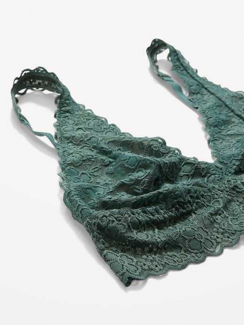 Old Navy Lace Bralette Top Forest Shade | HFV082614