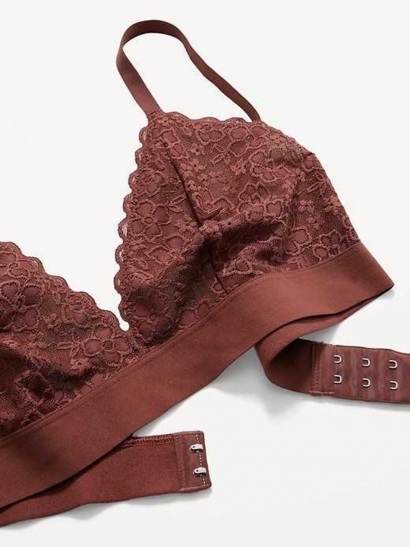 Old Navy Lace Bralette Top Root Beer | OGX329845