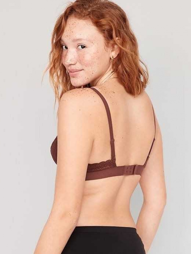 Old Navy Lace Bralette Top Root Beer | OGX329845