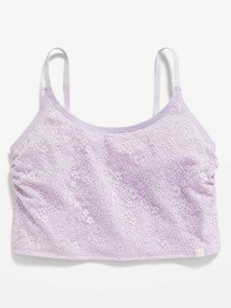 Old Navy Lace Brami Tank Top Lavender | HOU573460