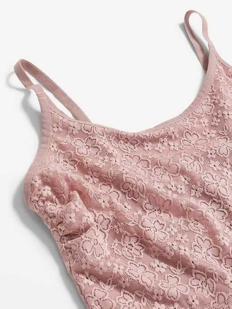 Old Navy Lace Brami Tank Top Pink Light Blue | OUD014367