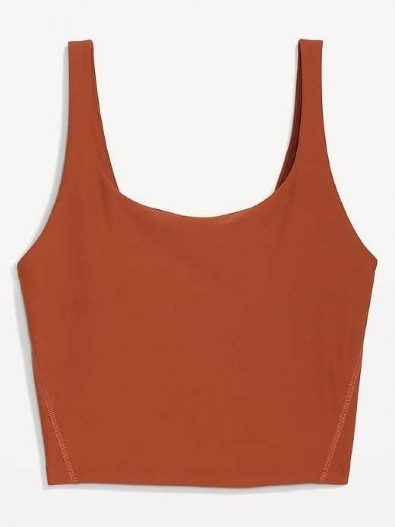 Old Navy Light Support PowerSoft Longline Sports Bra Umbria | DOI462159