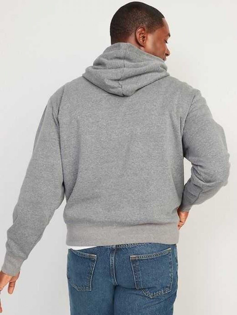 Old Navy Logo-Graphic Pullover Hoodie Grey | IJY402837