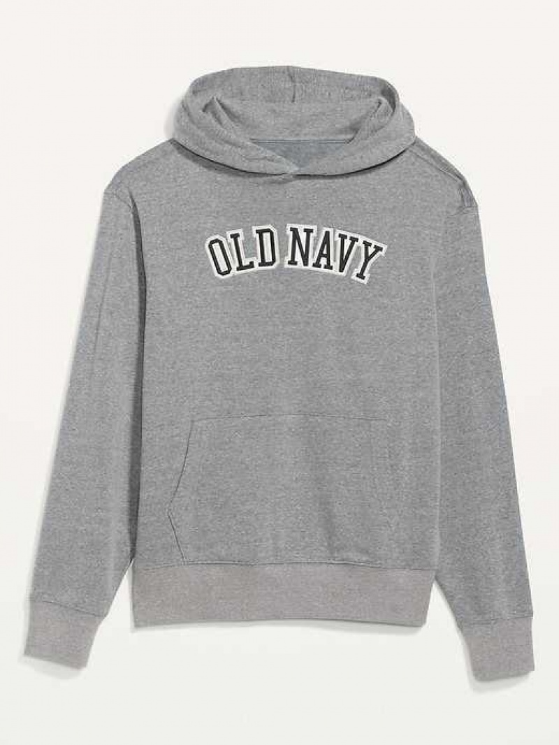 Old Navy Logo-Graphic Pullover Hoodie Grey | IJY402837