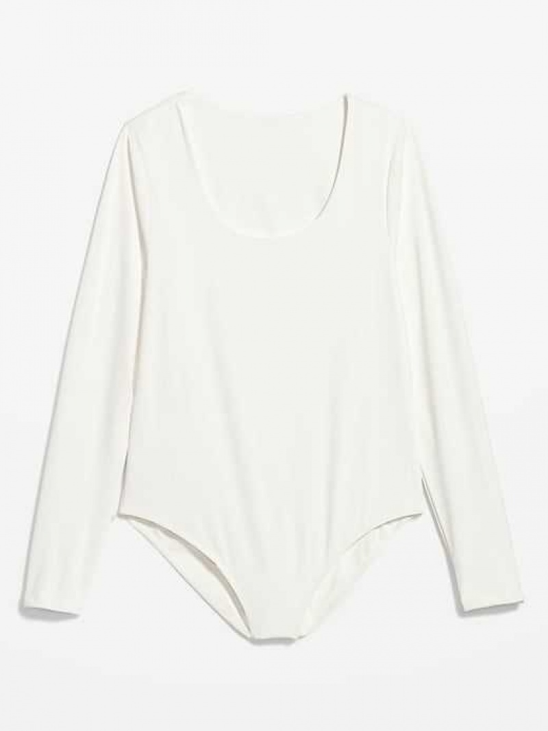 Old Navy Long-Sleeve Scoop-Neck Bodysuit Light Blue | YJF374501