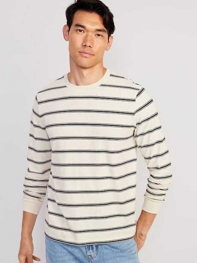 Old Navy Long-Sleeve Striped Rotation T-Shirt Stripes | ETL804237