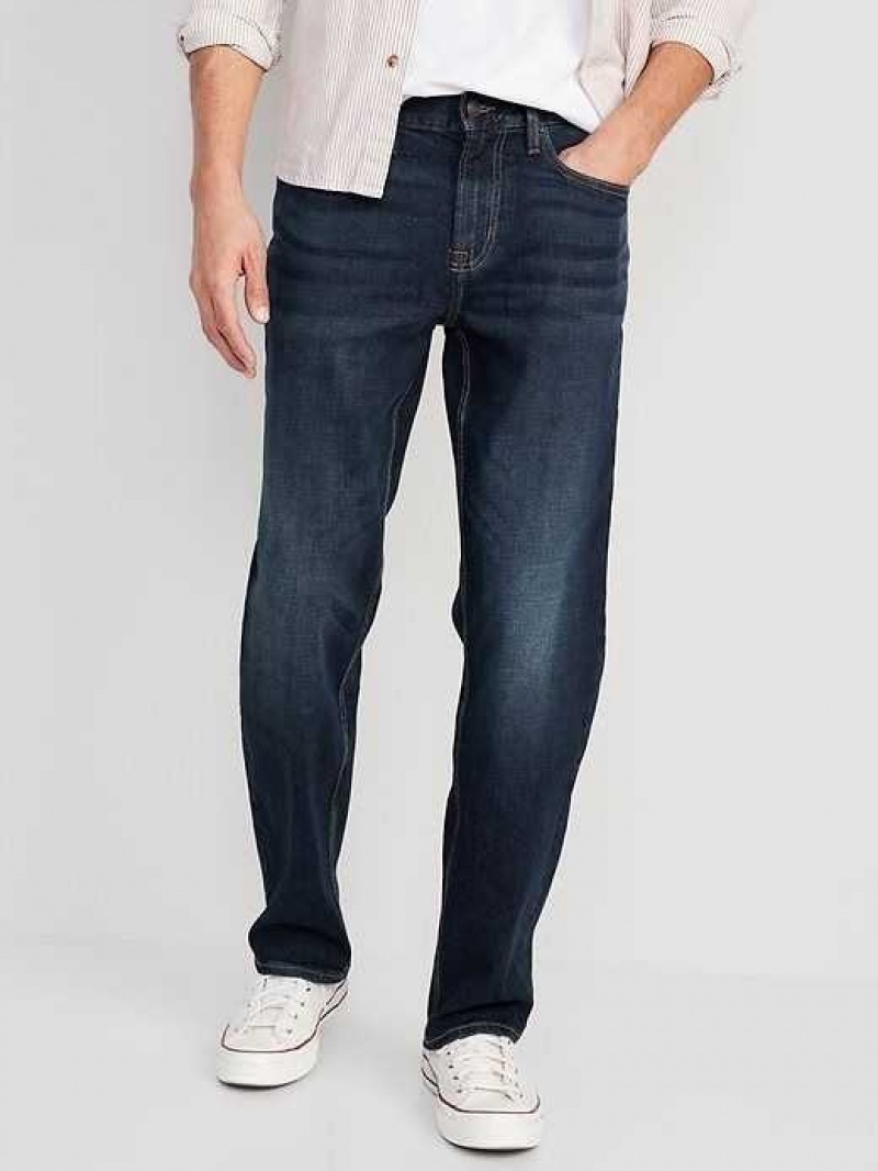 Old Navy Loose Built-In Flex Jeans Dark Wash | SKJ318972