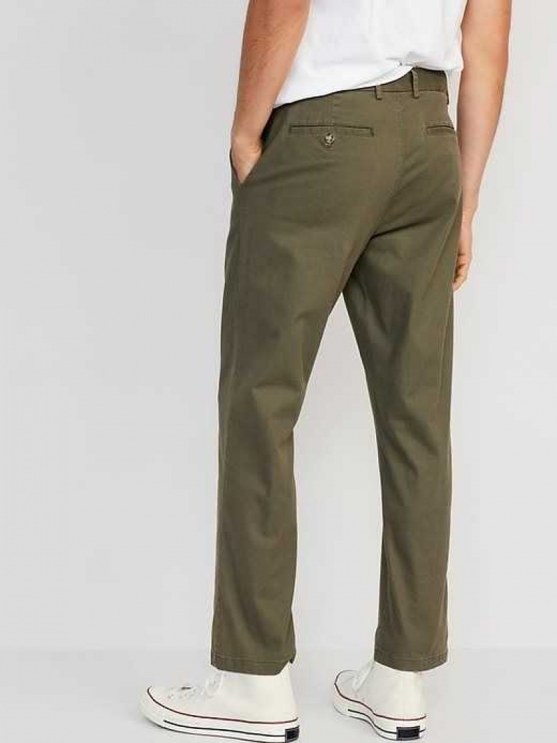 Old Navy Loose Built-In Flex Rotation Chino Pants Dark Green | YZO032478