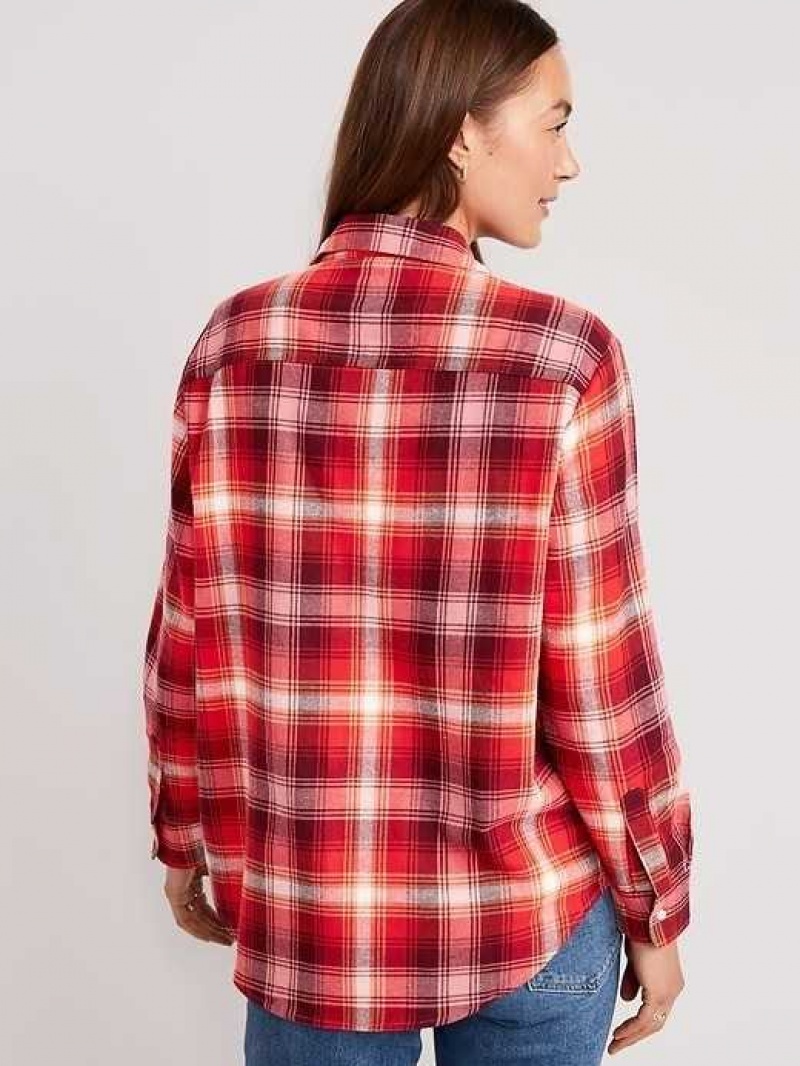 Old Navy Loose Flannel Shirt Baltic Amber | JZH065479