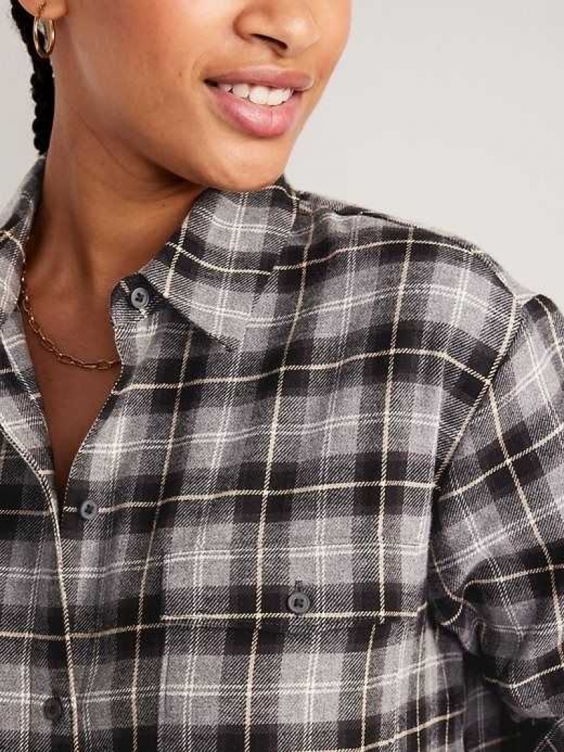 Old Navy Loose Flannel Shirt Coyote | WKC962450