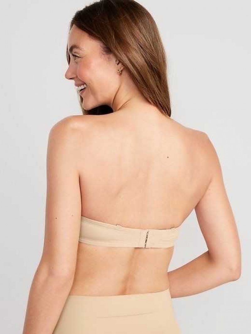 Old Navy Low-Coverage Convertible Strapless Underwire Bra Brown | XVD017293