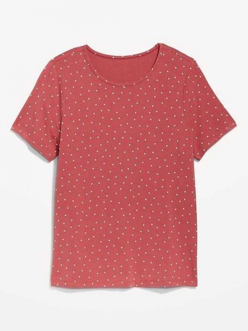 Old Navy Luxe Crew-Neck T-Shirt Red | ENJ851074