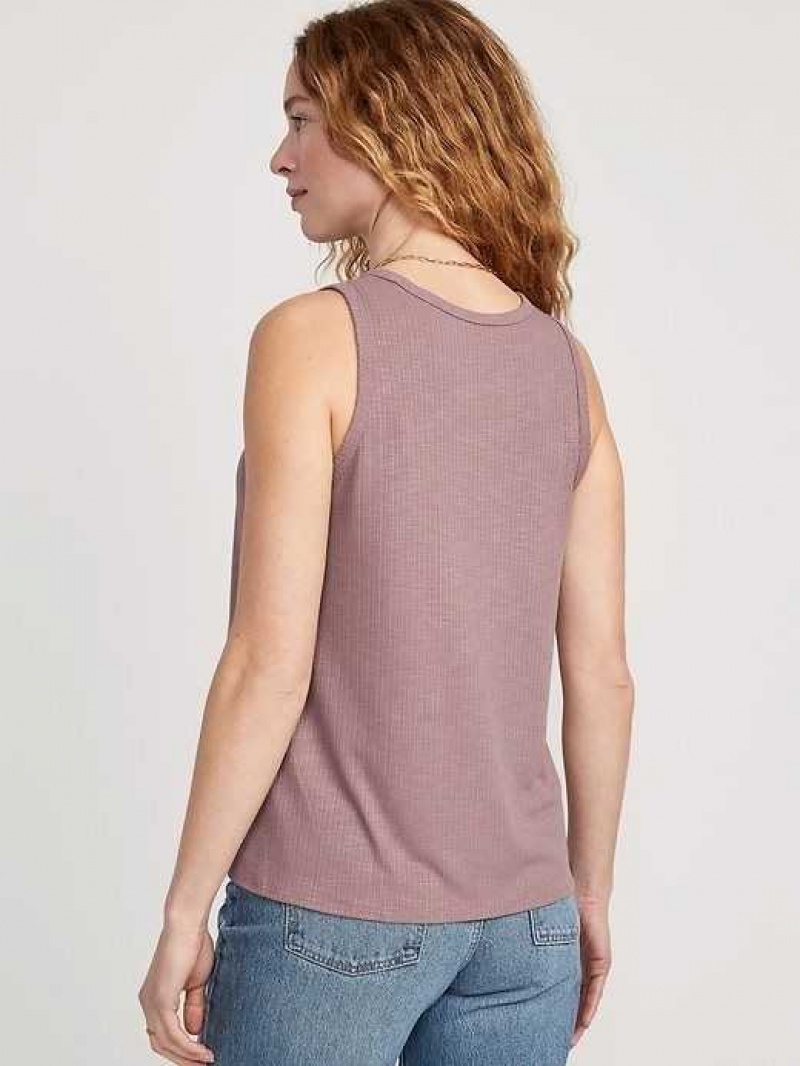 Old Navy Luxe Rib-Knit Swing Tank Top Lark | VNZ659072